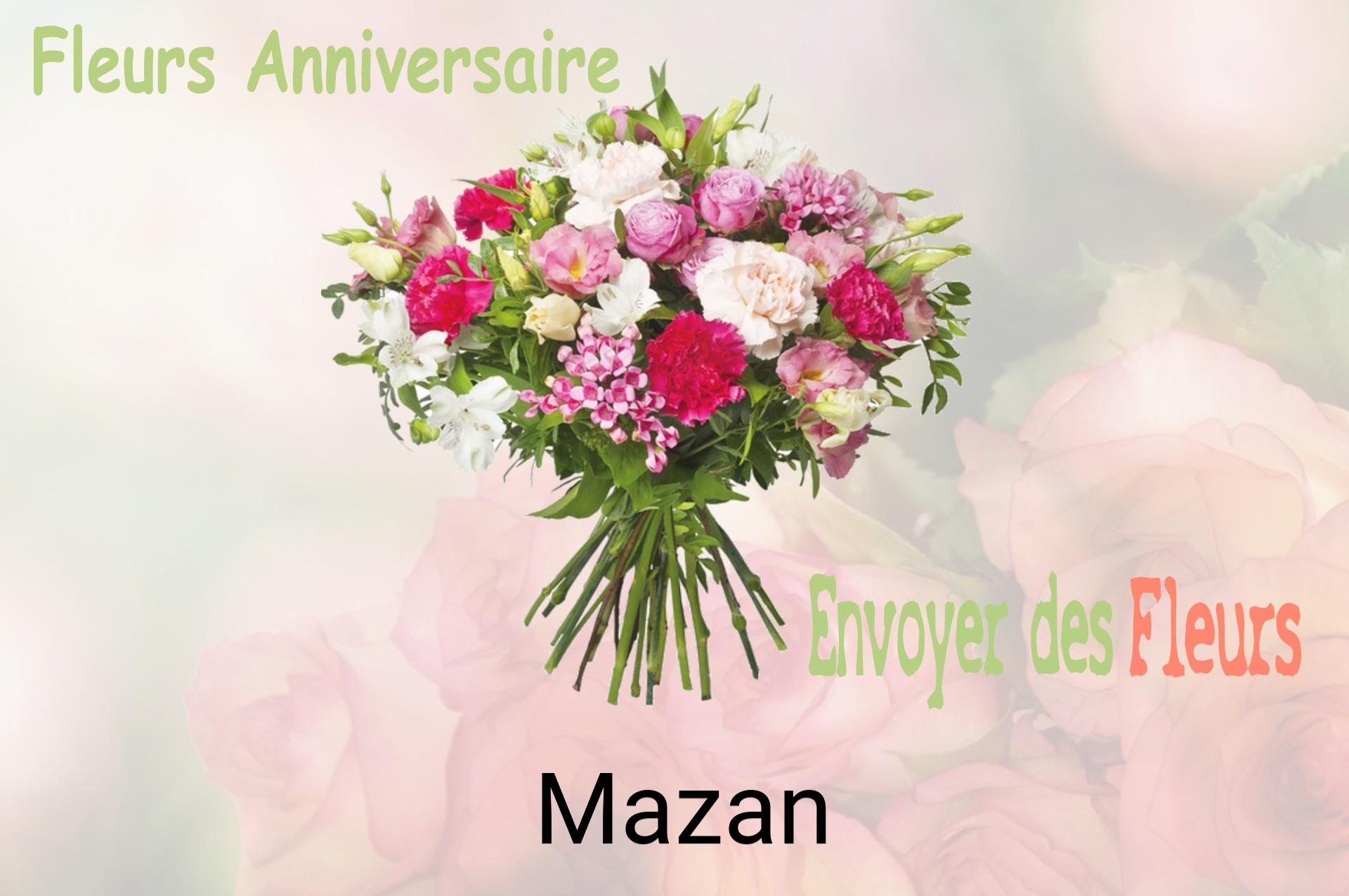 Bouquet de fleurs d’anniversaire livré à Mazan